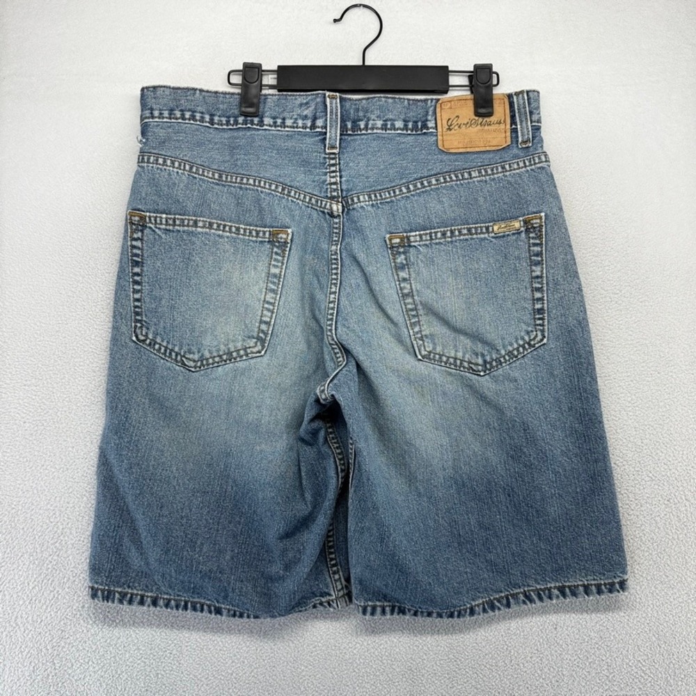 Vintage Levis Jean Shorts Men's 32 Blue Baggy Denim Jorts Skater Grunge y2k
